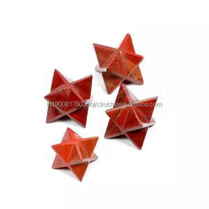 Meilleure vente de cristaux taille 20 à 22 mm de pierre d'aventurine verte cristaux d'étoile Merkaba d'agate naturelle en vente - Product Image 5