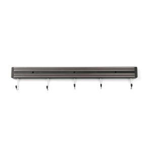 HENDI 5 <b>Hooks</b> Knife <b>Magnet</b> Accessory 470mm Long <b>with</b> 5 <b>Hooks</b> for Convenient Knife Storage - Product Image 1