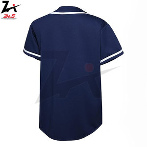Maillot de baseball personnalisé à boutons complets uniformes d'équipe personnalisés vêtements de ventilateur respirant avec marque OEM imprimé Style de jeu - Product Image 3