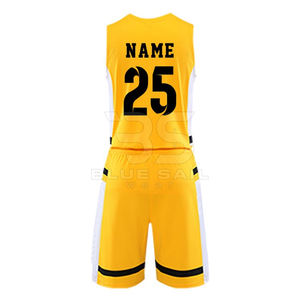 Conjunto de uniforme de baloncesto al por mayor para equipos juveniles con logotipo sublimado y números de jugador uniforme de baloncesto profesional - Product Image 6