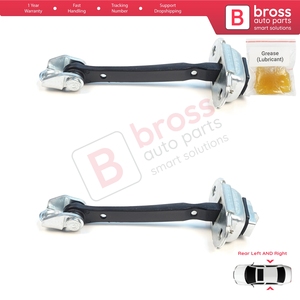 BDP1705-1 2 pièces Charnière de porte arrière double cabine avec limiteur de freinage pour Transporter T5 Double Cab 2003-2015 7J7841949 - Product Image 6