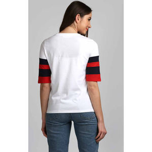 Fabricant pakistanais vente en gros femmes été t-shirt personnalisé pleine impression haut court T-Shirt à manches courtes surdimensionné Gym t-shirt - Product Image 5