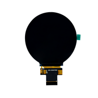 Modul LCD TFT Bulat 2,8 Inci Resolusi 480x480 Antarmuka MIPI 2 Jalur Layar IPS untuk Perangkat Rumah Pintar dan Perangkat yang Dapat Dipakai