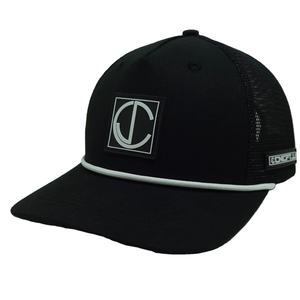 Gorra Trucker Personalizada al por Mayor con Logotipo, Gorra de Malla de 5 Paneles con Borde de Cuerda, Parche Bordado 3D, Etiqueta Lateral de Goma, Gorra Deportiva Snapback - Product Image 1