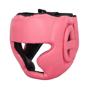 หมวกกันน็อกต่อสู้เพื่อฝึกมวยหนังแกะสำหรับกีฬากลางแจ้ง - Product Image 3