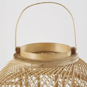 Hot Trend 2025 diseño bambú ratán linterna portátil linterna decorativa Natural hecha a mano para decoración de jardín - Product Image 2