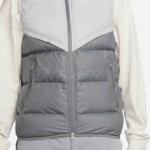 Chaleco Acolchado Informal de Invierno para Hombre, Personalizado, con Cuello Alto, Cierre de Cremallera, Aislante, Sin Mangas, Tejido Suave para Viajes y Uso Diario - Product Image 4