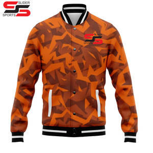 Venta al por mayor en blanco bombardero chaqueta universitaria hombres Letterman Varsity hombre chaqueta personalizada sublimación Universidad chaqueta de béisbol para hombre - Product Image 1