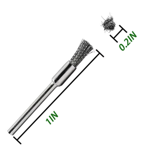 แปรงขัดลวดเหล็กขนาดเล็ก ทนทาน สำหรับขัดโลหะ กำจัดสนิม และทำความสะอาดพื้นผิว ราคาโรงงาน ลดราคาพิเศษ - Product Image 2