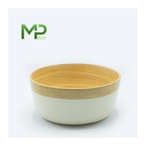 Vaisselle en fibre de bambou écologique de couleur personnalisée, assiettes et bols en bambou polis de cuisine à prix économique - Product Image 4