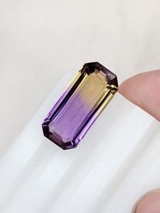 พลอยอัญมณีรูปแปดเหลี่ยม12.38เหลี่ยมเพชรพลอยหลวมสะอาดตา - Product Image 4