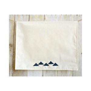 Mignon papillon jaune brodé bio 100% coton lin pas cher Logo personnalisé séchage rapide lavable chiffon de nettoyage serviette de cuisine - Product Image 6