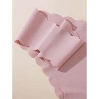 Sous-vêtements bikini sexy pour femme, découpés au laser, en soie glacée ajourée, couleur unie, taille mi-haute, en coton tricoté et dentelle, écologiques, respirants, OEM/ODM