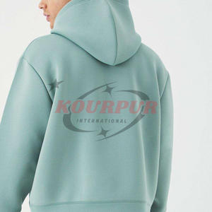 เสื้อแจ็คเก็ตทรงหลวมแบบมีฮู้ด ผ้าทวิลล์เนื้อคล้ายผ้าฝ้าย น้ำหนัก 260 กรัม แฟชั่นทันสมัย สำหรับผู้ชายและผู้หญิง เหมาะสำหรับฤดูหนาว  งานปัก 3 มิติ ซิป  รับสกรีนโลโก้ ซับใน  ทรงหลวม สีพื้น - Product Image 6