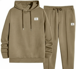 Survêtement à capuche pour hommes et femmes |   Conception personnalisée |   100% coton |   Solide |   Respirant et antibactérien |   Doublure en polaire |   Hiver | - Product Image 3