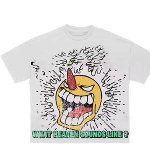 Ropa de calle con estampado de logotipo personalizado para hombre, camisetas de 240 gramos, diseño de peso de tela, ropa de fabricantes de ropa - Product Image 3