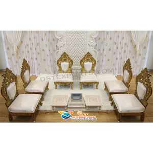 เก้าอี้สำหรับพิธีแต่งงานในร่ม แบบแมนดาป วิดี สำหรับงานแต่งงานแบบฮินดู เก้าอี้นั่งเตี้ย วีดี สำหรับงานแต่งงานแบบกูจารัต ของตกแต่งงานแต่งงานแบบแมนดาป วิดี สำหรับงานแต่งงานในสหราชอาณาจักร - Product Image 1