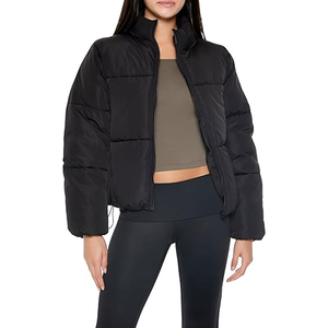 Ladies Breathable Windproof <b>Bubble</b> Puffer Jacket OEM Factory Custom Winter Coat Comfortable Puffer Jackets Customized OEM - Product Image 1