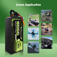Batterie Lipo OEM pour drone FPV UAV, 12S 14S 6S 22.2V 12000mah 25C, batterie Lipo rechargeable pour hélicoptère, drone, avion