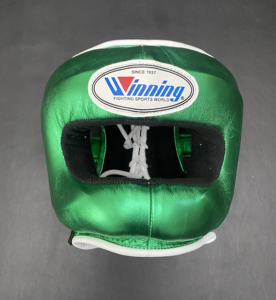 Nuevo Modelo, Protector de Cabeza de Boxeo Completo de Cuero Vacuno Genuino Multicolor Verde, para Entrenamiento de Boxeo, MS-HG-27 - Product Image 4