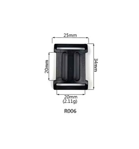 Atacado 20mm Webbing POM Plástico Ajustar Fivela Cor Personalizada Dois Tri-glide Fivelas Ajustáveis para Saco Especial Peças Acessórios - Product Image 1