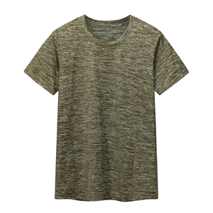 T-shirt athlétique personnalisé pour hommes pour l'été Course à pied Séchage rapide Décontracté pour avec motif solide Nouveau coton pour hommes Tenue décontractée - Product Image 2