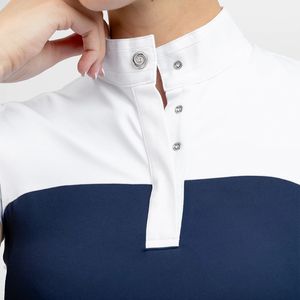 Camisa ecuestre de alto rendimiento para mujer, manga corta, ajuste Flexible, ropa personalizada, ropa interior al por mayor, camisetas para montar a caballo - Product Image 6