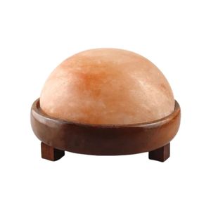 Cúpula de pie de sal del Himalaya hecha a mano para Terapia de desintoxicación corporal Spa calentado y alivio del dolor de pies por ionización Natural - Product Image 4