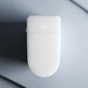 Lớn hiện đại thông minh thông minh nhà vệ sinh bát nước nóng ghế dual-tuôn ra nữ chức năng rửa tự động tuôn ra không có vành S-trap sàn - Product Image 2