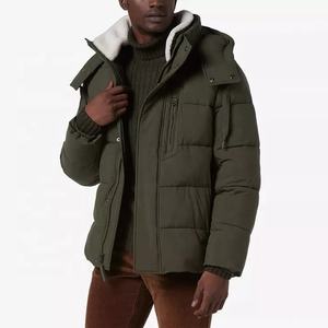 Custom Wholesale <b>Men</b> Bubble Puffer Down Coat Zipper Winter Oversized Windbreaker Outdoor Padded Puffer <b>Jacket</b> - Product Image 4