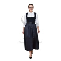 Costume de dirndl bavarois pour femmes grande taille, imprimé floral léopard, robe traditionnelle pour le festival d'Oktober et les festivals de la bière, prix avantageux