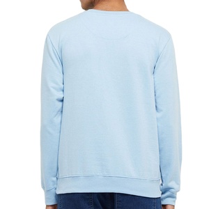 Men's Crew Neck Sweatshirts Plain Regular Fit Breathable <b>Polyester</b> Cotton Material Pullover Sweatshirts Wholesale OEM ODM 2026 - Product Image 6