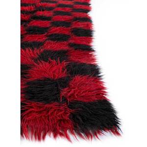 Tapis en laine noués à la main Acar Rouge & Orange Pae-132 Grand format 9x12 pour salon et décoration de couloir pour adolescents - Product Image 4