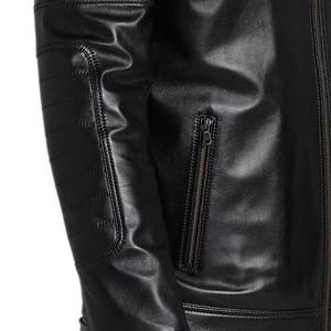 Nueva Chaqueta de Motocicleta de Cuero 2026 de Alta Calidad para Hombre, Chaquetas de Cuero Desgastadas a la Moda, Chaqueta de Cuero Personalizada para Hombre - Product Image 6