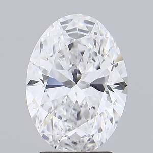 1.65 ct Oval Cut Lab-grown Diamond IGI Certified E Color VS1 Clarity Lab-Stone - Product Image 1