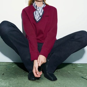 เสื้อสเวตเตอร์สำหรับ2026สตรีเสื้อสเวตเตอร์โอเวอร์ไซซ์ดีไซน์โอเวอร์ไซซ์เป็นมิตรต่อสิ่งแวดล้อม - Product Image 2