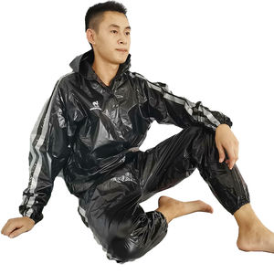 ชุดซาวน่าสำหรับผู้ชาย,ชุดรีดเหงื่อเสื้อซาวน่าสำหรับใส่ทำงานชุดเล่นฟิตเนส - Product Image 2