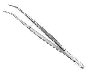 Pinzas de disección de seguridad con abrazadera de potencia Manual, instrumentos quirúrgicos de acero inoxidable, base para el pulgar, CE médico de alta calidad - Product Image 3