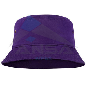 Vente en gros 100% Chapeau seau léger imperméable en coton pour hommes unisexe pliable quatre saisons Style décontracté pour la plage de voyage - Product Image 1