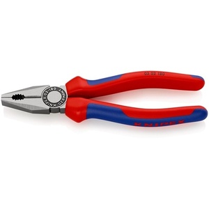 Pince combinée KNIPEX 180 mm polie avec poignées multi-composants pour la pêche - Product Image 1