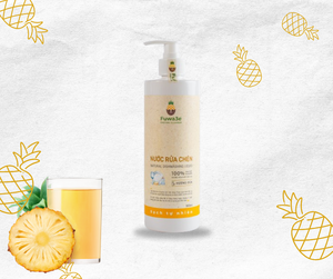 น้ำยาล้างจานกลิ่นสับปะรดออร์แกนิกที่ผ่านการรับรองมาตรฐาน ISO HACCP เป็นมิตรกับสิ่งแวดล้อมครัวเรือนทำความสะอาดครัวธรรมชาติ - Product Image 1