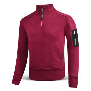 Wholesale 300 Gsm Fleece Crewneck <b>Sweatshirt</b> for Men Custom Logo Design <b>Embroidery</b> 100% Cotton for Winter - Product Image 4