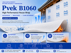 <span class=keywords><strong>Membrane</strong></span> HDPE Flash-Spun OPERFECT PVEK-B1060 Sd 0,02m respirante et ignifuge pour ossature bois et maison modulaire - Product Image 4