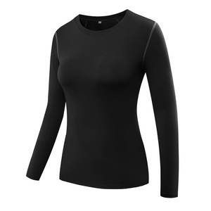 Haut de yoga à manches longues sans couture léger personnalisé pour femmes chemise de course à pied respirante extensible dans les quatre sens-disponible pour - Product Image 6