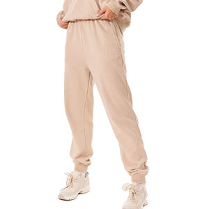 Chándales de lana con logotipos personalizados de calidad cálida para hombres y mujeres Conjuntos de invierno con cuerda dentro de la capucha y la cintura - Product Image 4