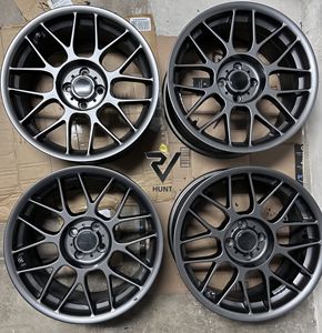 Rines Deportivos Planos Hunt Custom Forged ARC-8 <span class=keywords><strong>de</strong></span> 18 Pulgadas, 5x120, Gris Antracita Plateado, Monobloque, para bmw Z4 m E85 - Product Image 4