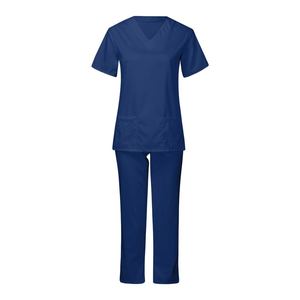 Elegante traje médico de mezclilla para comodidad y presentación profesional para el liderazgo del hospital - Product Image 5