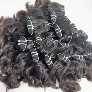 Cabello humano vietnamita de alta calidad 8 pulgadas-40 pulgadas Extensiones de cabello de Trama humana ondulada Cabello alineado con cutícula completa - Product Image 3