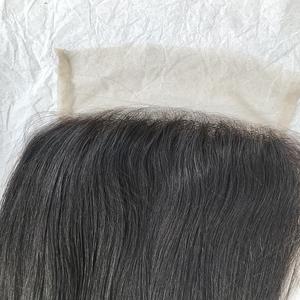 Cuticules malaisiennes alignées, cheveux humains lisses, vierges, Remy, 18 pouces, 6x6 HD, fermeture en dentelle, vente en gros, fournisseur d'extension de cheveux humains péruviens - Product Image 4