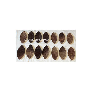 Porte-encens en pierre de savon naturelle sculptée à la main, forme de feuille, standard et magnifique, pour la décoration de la maison, parfum indien - Product Image 1